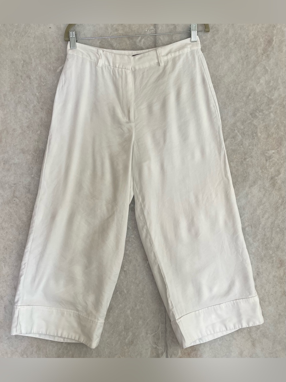 Vince Camuto White Wide Leg Pants Pants (Sku699)